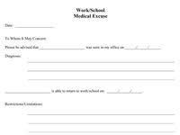 16 Free Doctor Note Excuse Templates Template Lab Doctors Note Template Doctors Note Dr Note For Work