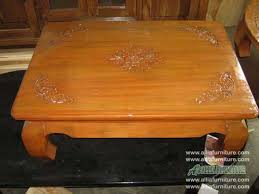 Tersedia meja lipat dengan harga murah dan berkualitas, jaminan uang kembali 100% di bukalapak. Meja Lesehan Kayu Jati Oshin Kotak Allia Furniture