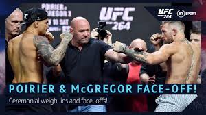 Examples of how fight card is used in 1. Mcgregor Vs Poirier 3 Live Ufc 264 Results Injury Updates Reaction And Latest News After Freak Leg Break Evening Standard