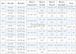 Kids Clothing Chart Www Bedowntowndaytona Com