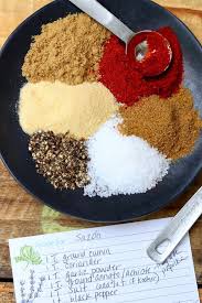 The seasoning is used on meats, fish, poultry, and even to flavor soups and stews. Homemade Sazon Seasoning Sazon Seasoning Spice Mix Recipes Homemade Spices
