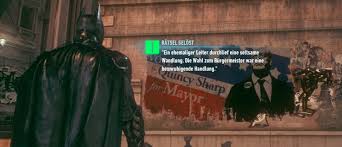 It in order to get 100% overall progress, to unlock all of the gadgets and to reach some specific riddler trophies. Batman Arkham Knight Riddler Ratsel Losungen Und Karte Mit Allen Fundorten