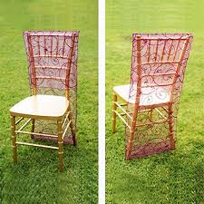 Eggplant Organza Chiavari Chair Covers Chair Slipcovers With Satin Embroidery Slipcovers For Chairs Banquet Chair Covers Chair Covers