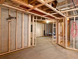 If your floor is horribly out of level, or if you're framing around a window, it may be best to stick frame— nailing one stud at a time instead of building the wall on the floor. 2021 Basement Framing Cost How To Frame A Basement Wall