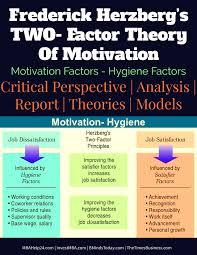 The herzberg two factor theory is a theory about motivation of employees. View 19 Herzberg Theory Of Motivation