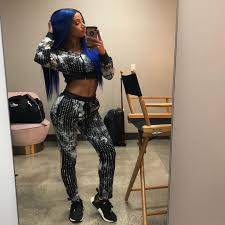 149 3k Likes 1 426 Comments Mercedes Varnado Sashabankswwe On Instagram Love This Shopakira Jumpsuit Wwe T Shirts Black Girl Fashion Wwe Sasha Banks