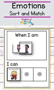 Sort And Match Emotions And Self Regulation Strategies Activity In 2020 Self Regulation Strategies Self Regulation Emotions