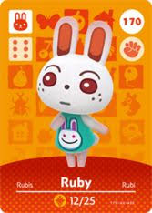 Everybody likes cats so it should come as no surprise as to how highly ranked many of these villagers are. Ruby Animal Crossing Amiibo Cards Animal Crossing Characters Animal Crossing