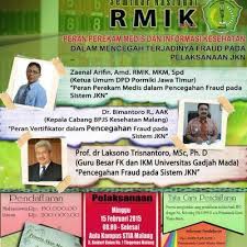Perceptorship bagi pembimbing klinik rumah sakit bidang rekam medis dan informasi kesehatan. Himaris Stia Malang Himaris Stia Twitter