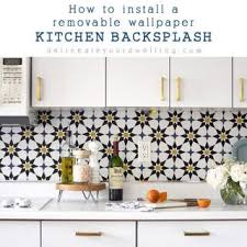 Modern Southwest Living In 2020 Wallpaper Backsplash Kitchen Moroccan Wallpaper Backsplash Wallpaper