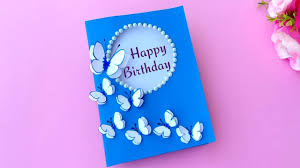You make these so quickly. How To Make Butterfly Birthday Card For Best Friends Handmade Easy Card Tutorial Youtube