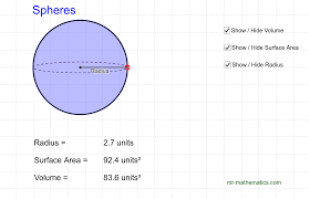 A sphere of people is a group of them who are similar in social status or who have the same interests. Sphere Interactives Geogebra