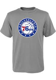 Ben simmons 76ers statement edition 2020. Philadelphia 76ers Youth Grey Logo Short Sleeve T Shirt 13347668