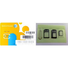 Atandt Nano Sim Card For Apple Iphone 5 Ipad Mini With Sim Adapter Conversion Kit Nano To Micro Nano To Standard Mic Ipad Mini Apple Iphone 5 Tech Trends