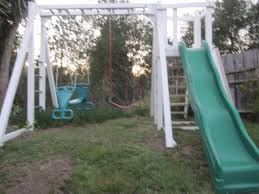 Shop wayfair for the best vinyl swing set. Child Safe Vinyl Coated Swing Set Bars Rock Wall Slide And More For Sale In Woodland Hills California Classified Americanlisted Com