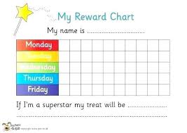 Classroom Reward Chart Template Enewspaper Club