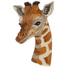 Largest collection of free embroidery designs at annthegran.com. Animals Embroidery Design Giraffe Head From Dakota Collectibles
