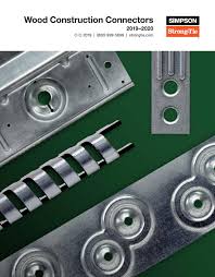 Cast aluminum 4x4 wood post standoff anchor. Simpson Strong Tie Wood Construction Connectors 2019 2020 By Meek S Lumber Hardware Issuu