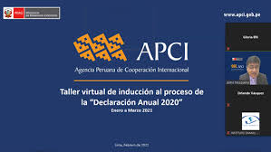 ¿cómo hacer la declaración anual? Apci Inicia Talleres Virtuales De Induccion Al Proceso De La Declaracion Anual Gobierno Del Peru