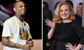 Chris brown suspect in battery investigation. Lauft Da Etwas Zwischen Chris Brown Und Adele