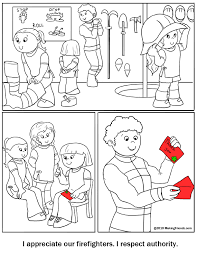 On each of the following pages, you will find an image of one famous work of art. Coloring Page Respect Authority Makingfriends