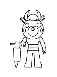 These free, printable halloween coloring pages for kids—plus some online coloring resources—are great for the home and classroom. Piggy Roblox Coloring Pages Download And Print Piggy Roblox Coloring Pages