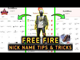Free fire name 2021 best stylish free fire nickname can be found here. Garena Free Fire How To Make Stylish Names For Free Fire Free Fire Style Name Change Total Gemi Youtube
