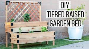 The size is up to you. Diy Tiered Raised Garden Bed How To Build Youtube
