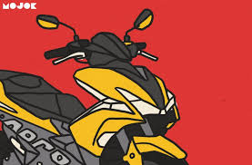 Gambar astrea kartun / gambar kartun motor grand | rosaemente.com : Yamaha Aerox 155 Adalah Versi Sempurna Honda Pcx Dan Yamaha Nmax Mojok Co