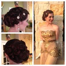 We've found 67 designs we think you might fall a little in love with. Old Hollywood Great Gatsby Updo For Prom Gatsby Hairstyles For Long Hair Prom Hair Gatsby Hair