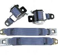 Seat Belt Set, Rear Seat, Regatta Blue, Incl (2) Buckle Assy, (2)  Retractors And Belts, Must Reuse Original Retractor Cover And Buckle  Sleeve, Repro