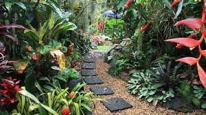 Tropical view care landscape services design/build/ installation division expertly attends to every detail of construction and work closely with our customers on enhancement ideas and installations. Create A Tropical Garden In Your Home The Plant Guide Tropical Garden Design Tropical Garden Plants Tropical Backyard