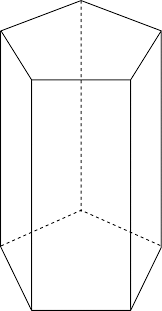 Pentagonal prism triangle rectangle square, geometri, angle, white, symmetry png. Pentagonal Prism Clipart Etc