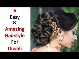 6 Easy And Beautiful Hairstyles For Diwali Diwali Special Hairstyle Hairstyle For Diwali Yout Easy And Beautiful Hairstyles Hair Styles Cool Hairstyles