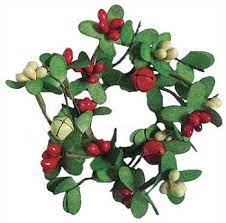 Christmas candle rings for tapers. Candle Rings For Taper Candles One To Two Inch Rings