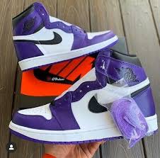 Nike Air Jordan 1 Low White Black Court Purple Ebay Sponsored Preorder 2020 Nike Air Jordan Retro 1 High Court Purple 2 0 555088 500 8 13 In 2020 Air Jordans Retro Jordan Shoes Girls Air Jordans