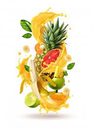 Realistic Ftuiys Juice Splash Burst Comp Free Vector Freepik Freevector Food Abstract Fruit Tropical Tropical Fruits Fruit Splash Fruit Logo