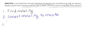 What Weight Of Glycerol, C3H8O3 Is Needed To Mix It With 2000G Water To  Lower Its Freezing Point Hy 1°C