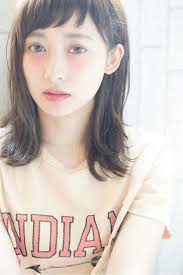 親しみ感no 1 前髪ありミディアム が一番モテる オン眉 ロング 眉上バング オン眉