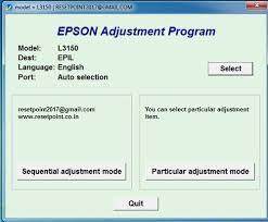 Epson L3150 Adjustment Program In 2020 Epson Epson Inkjet Printer Reset