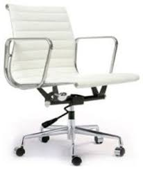 Togo Mid Back White Leather Office Chair Contemporary Furniture Contemporary Furniture Wareh Office Chair Leather Office Chair White Leather Office Chair