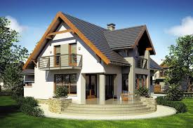 Proiecte case , case cu mansarda , case cu 3 dormitoare , arhitectura , materiale de constructii , intrarea principala in casa este pe vest. Proiect Casa Parter Si Mansarda Shc19 Smart Home Concept