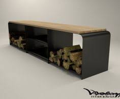 Kaminholzaufbewahrung Als Sitzbank Fur Innen Und Aussen Kamin Holz Aufbewahrung Holzaufbewahrung Holz