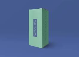 Download Free Simple Vertical Box Packaging Mockup Psd Good Mockups