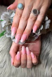 Glitzernagel Babyboomer Nagel Lange Gelnagel In 2020 Glitzernagel Nagel Glitzer Babyboomer Nagel