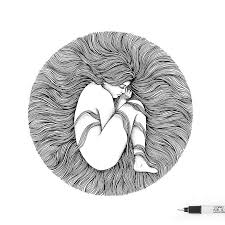 I Draw Feelings Not Illustrations Drawing Feelings Abstract Line Art Doodle Art Drawing