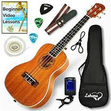 Maybe you would like to learn more about one of these? Ukulele Concert Size Bundle From Lohanu Lu C 2 Strap Pins Installed Free Uke Strap Case Tuner Picks Hanger Aquila Strings Installed Free Video Lessons Best Ukulele Bundle Deal Purchase Today Walmart Com