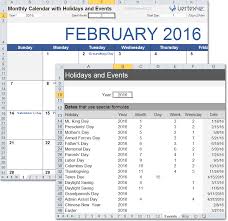Grab your social media calendar from iconosquare and discover over 250 hashtag the 2021 social media calendar. Monthly Calendar With Holidays For Excel