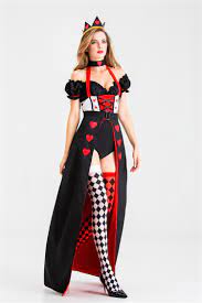 Whether you're getting ready for halloween, costume parties or a convention, our selection of female halloween costumes makes it easy to achieve the look you want. Sexy Alice In Wonderland Queen Of Hearts Costume Poker Queen Cosplay Costumes Women Halloween Costumes For Women With Stocking Movie Tv Costumes Aliexpress
