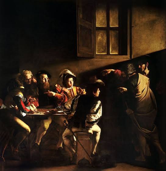 Grace Illuminated by Shadow: Caravaggio's The Calling of St. Matthew –  Daily Theology
